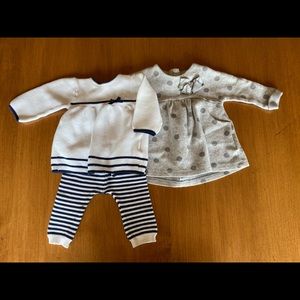 Mayoral baby girl set and dress